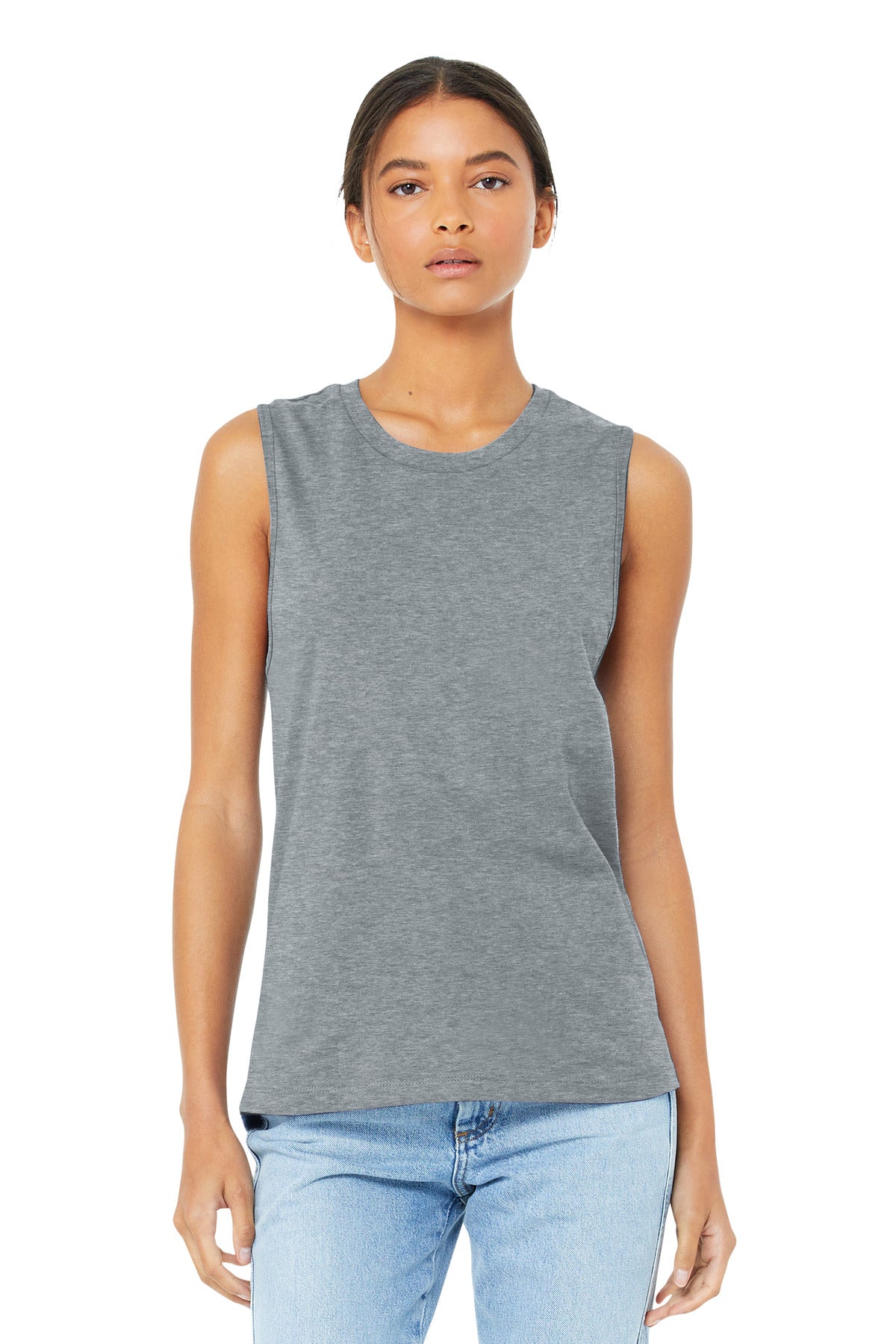 BELLA+CANVAS  Women's Jersey Muscle Tank. BC6003 - Athletic Heather