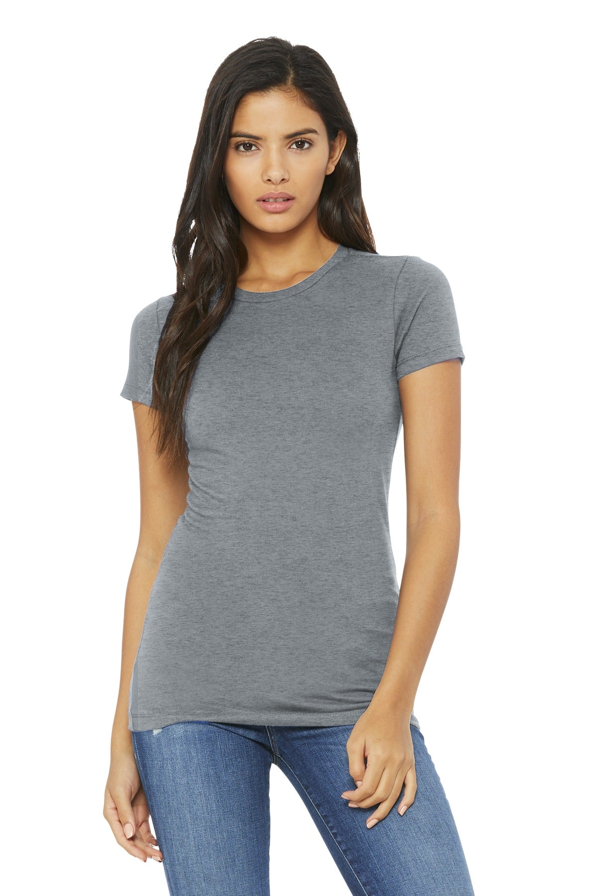 BELLA+CANVAS  Women's Slim Fit Tee. BC6004 - Athletic Heather