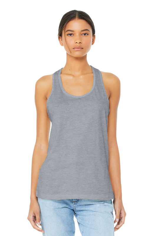 BELLA+CANVAS  Women's Jersey Racerback Tank. BC6008 - Athletic Heather