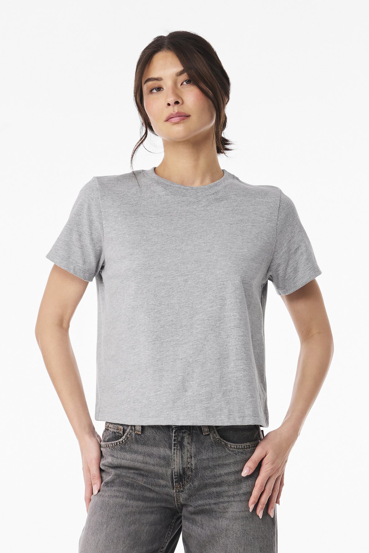 BELLA+CANVAS Women's 6-Ounce Heavyweight Tee BC6110 - Athletic Heather
