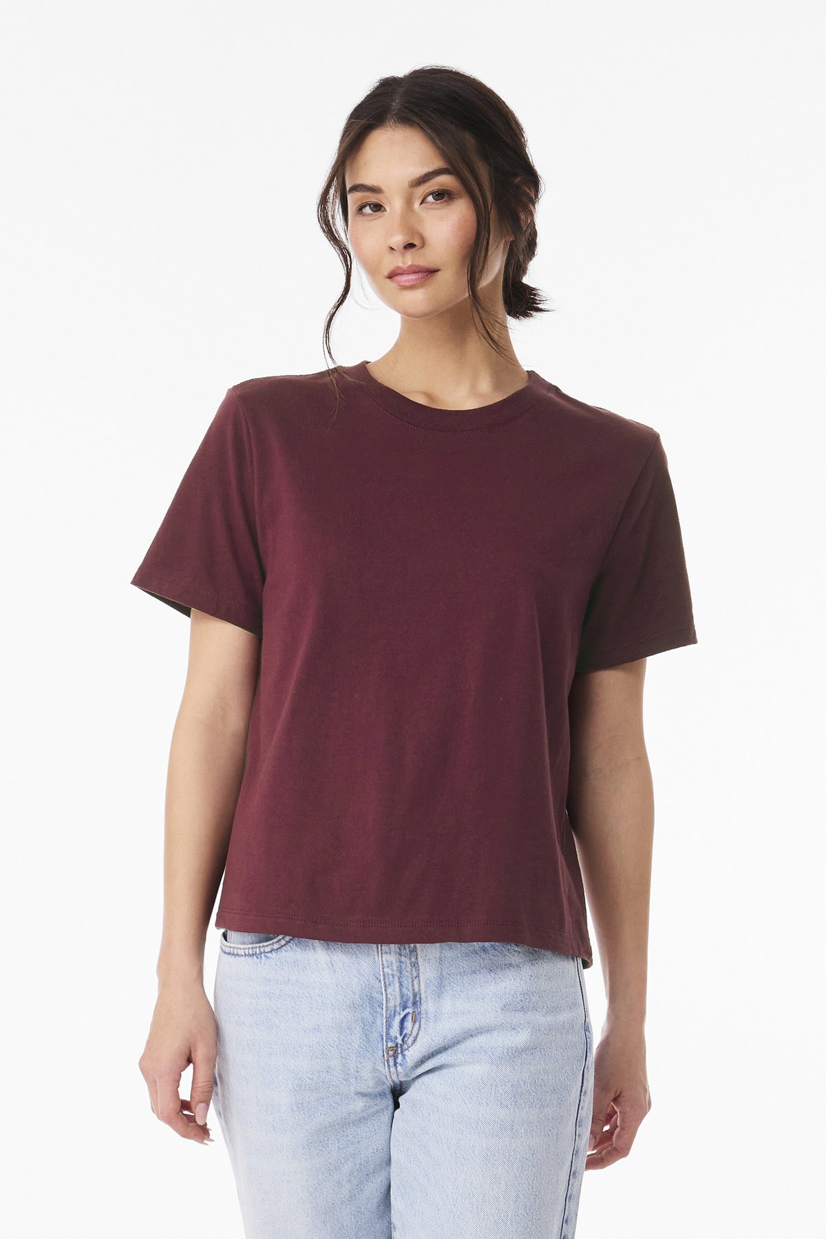BELLA+CANVAS Women's 6-Ounce Heavyweight Tee BC6110 - Maroon
