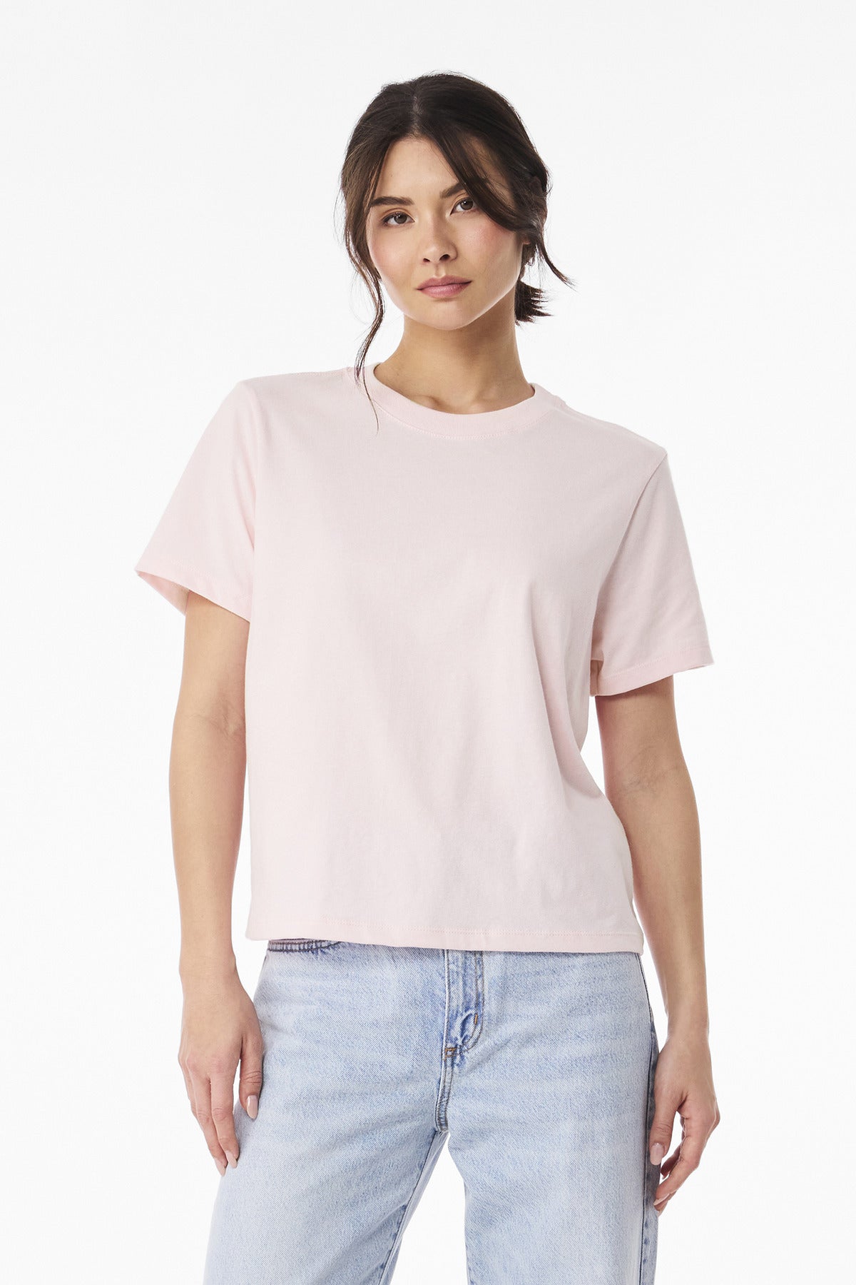 BELLA+CANVAS Women's 6-Ounce Heavyweight Tee BC6110 - Soft Pink