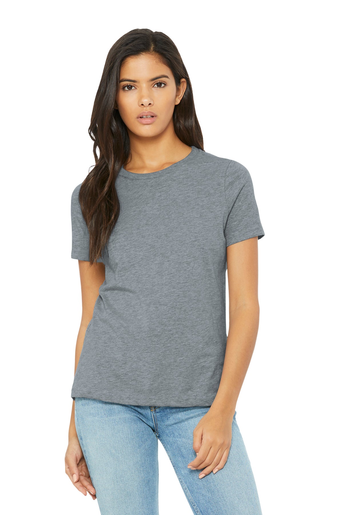 BELLA+CANVAS Women's Relaxed CVC Tee BC6400CVC - Athletic Heather