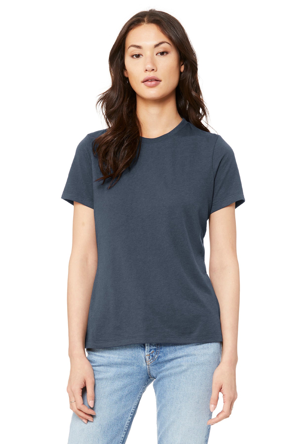 BELLA+CANVAS  Women's Relaxed Jersey Short Sleeve Tee. BC6400 - Dark Grey