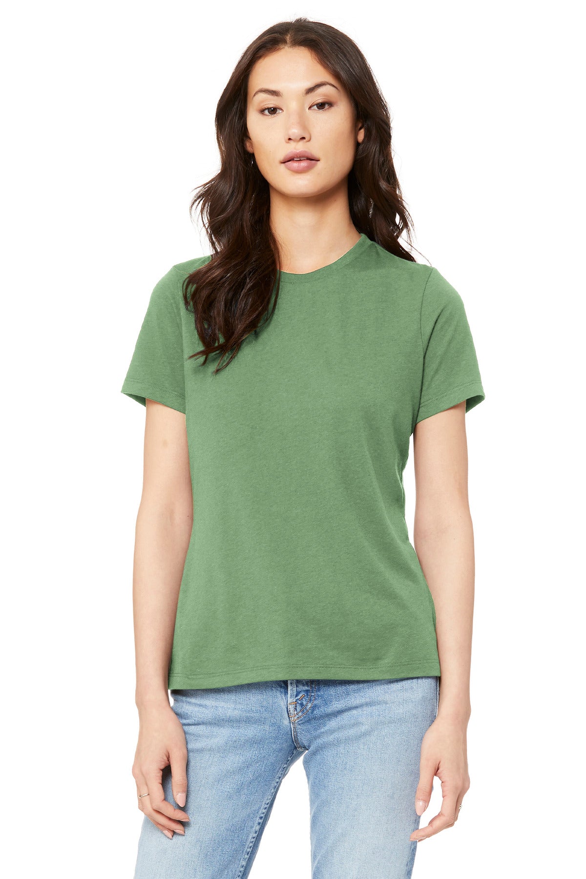 BELLA+CANVAS  Women's Relaxed Jersey Short Sleeve Tee. BC6400 - Leaf