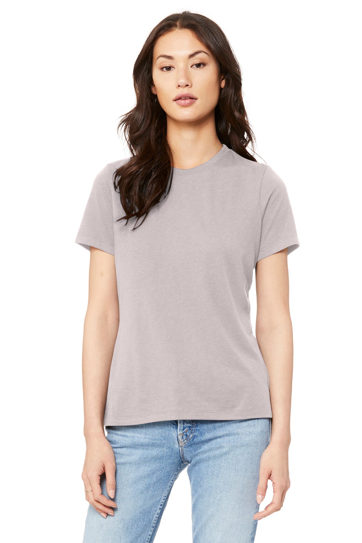 BELLA+CANVAS  Women's Relaxed Jersey Short Sleeve Tee. BC6400 - Pink Gravel