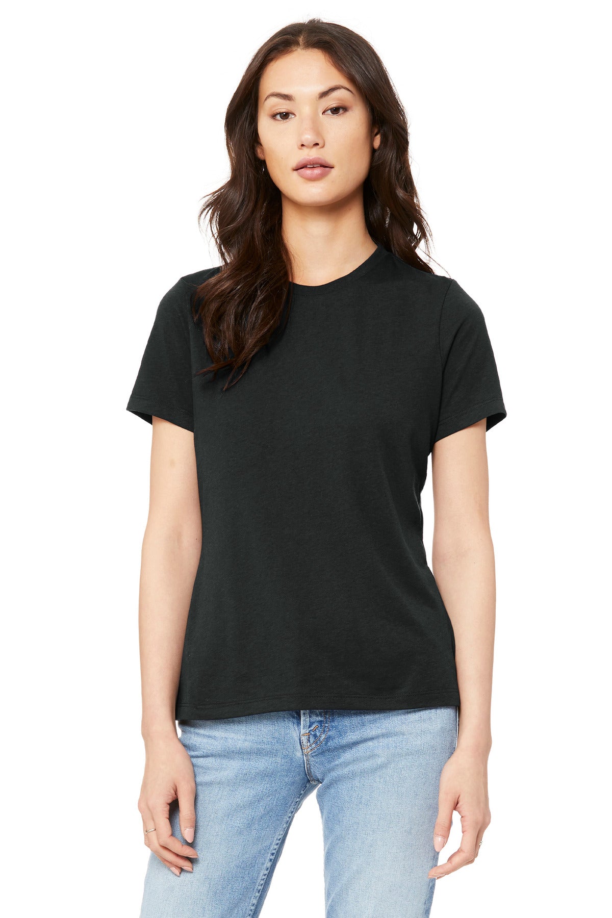 BELLA+CANVAS  Women's Relaxed Jersey Short Sleeve Tee. BC6400 - Vintage Black
