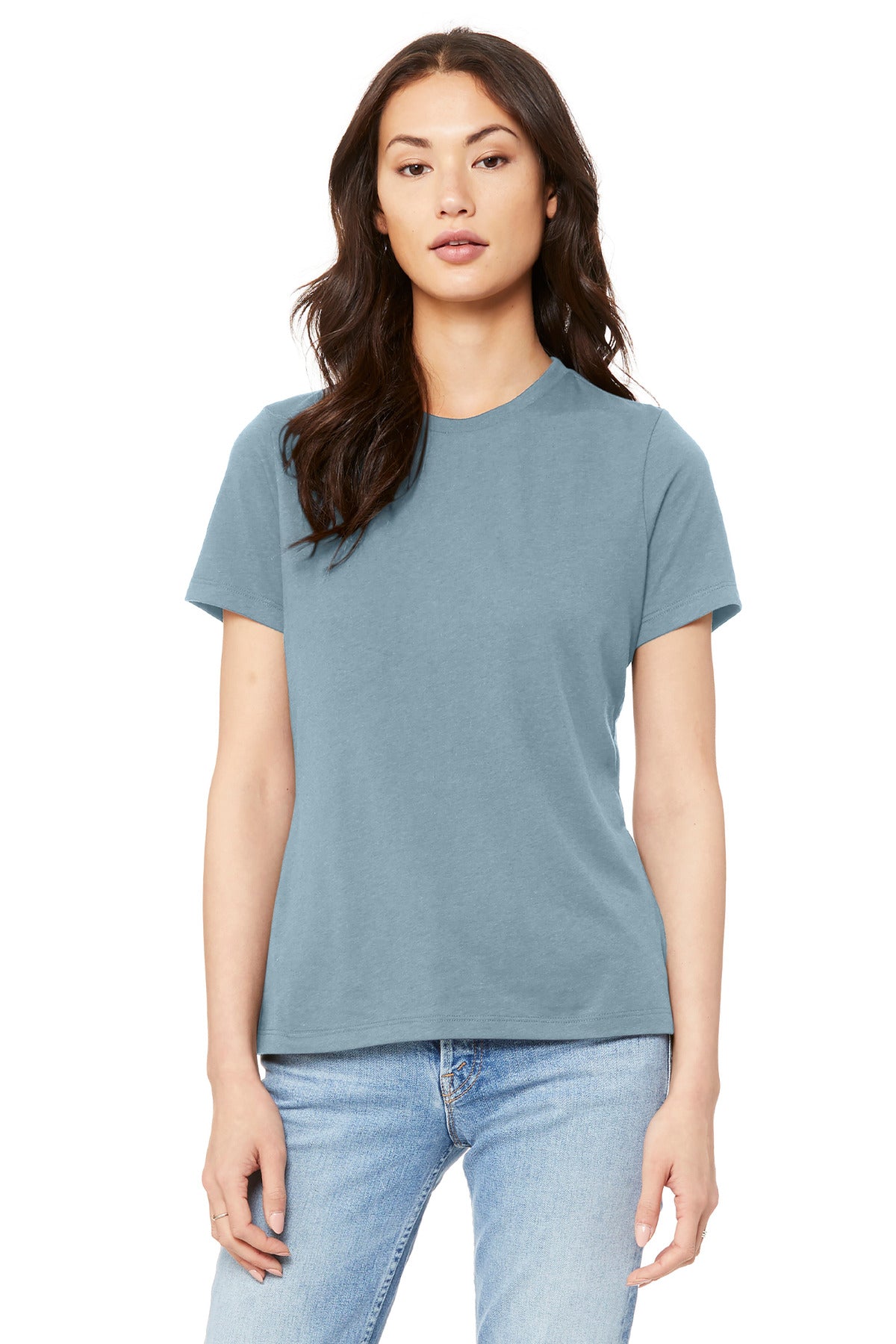 BELLA+CANVAS  Women's Relaxed Jersey Short Sleeve Tee. BC6400 - Vintage Denim