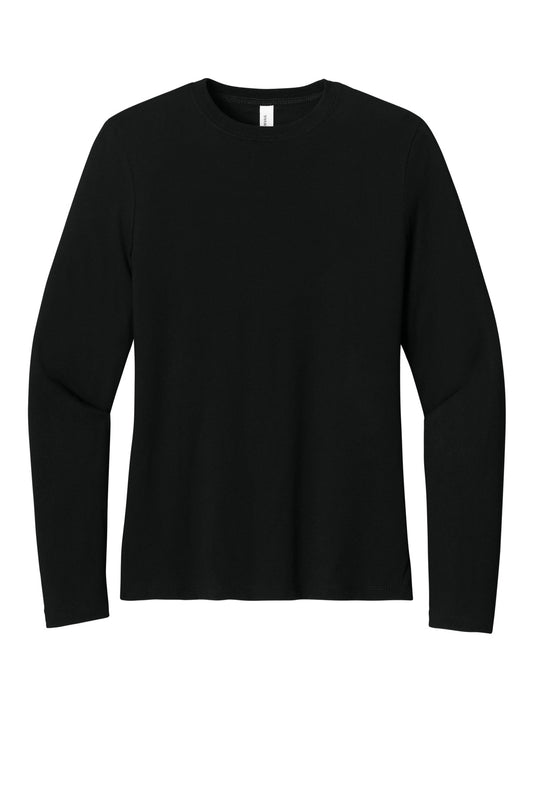 BELLA+CANVAS Women's Jersey Long Sleeve Tee BC6500 - Black
