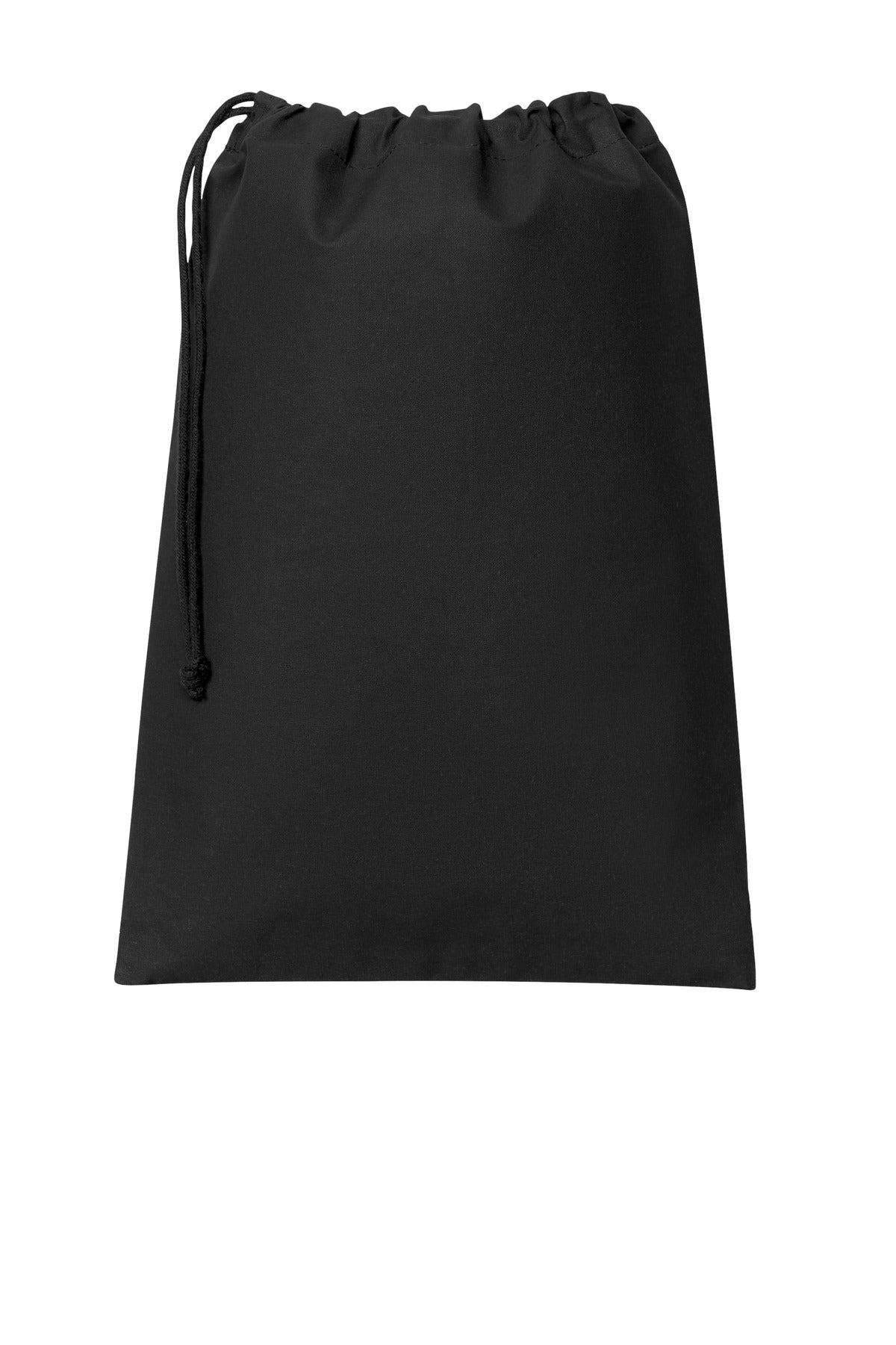 Port Authority Core Cotton Drawstring Bag BG0350 - Deep Black