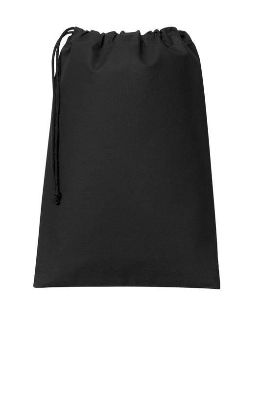 Port Authority Core Cotton Drawstring Bag BG0350 - Deep Black