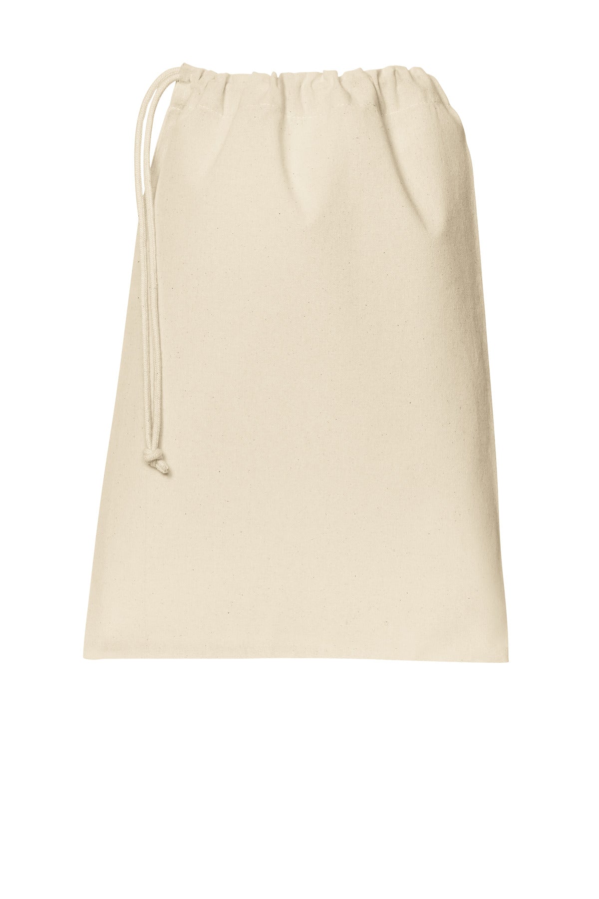 Port Authority Core Cotton Drawstring Bag BG0350 - Natural