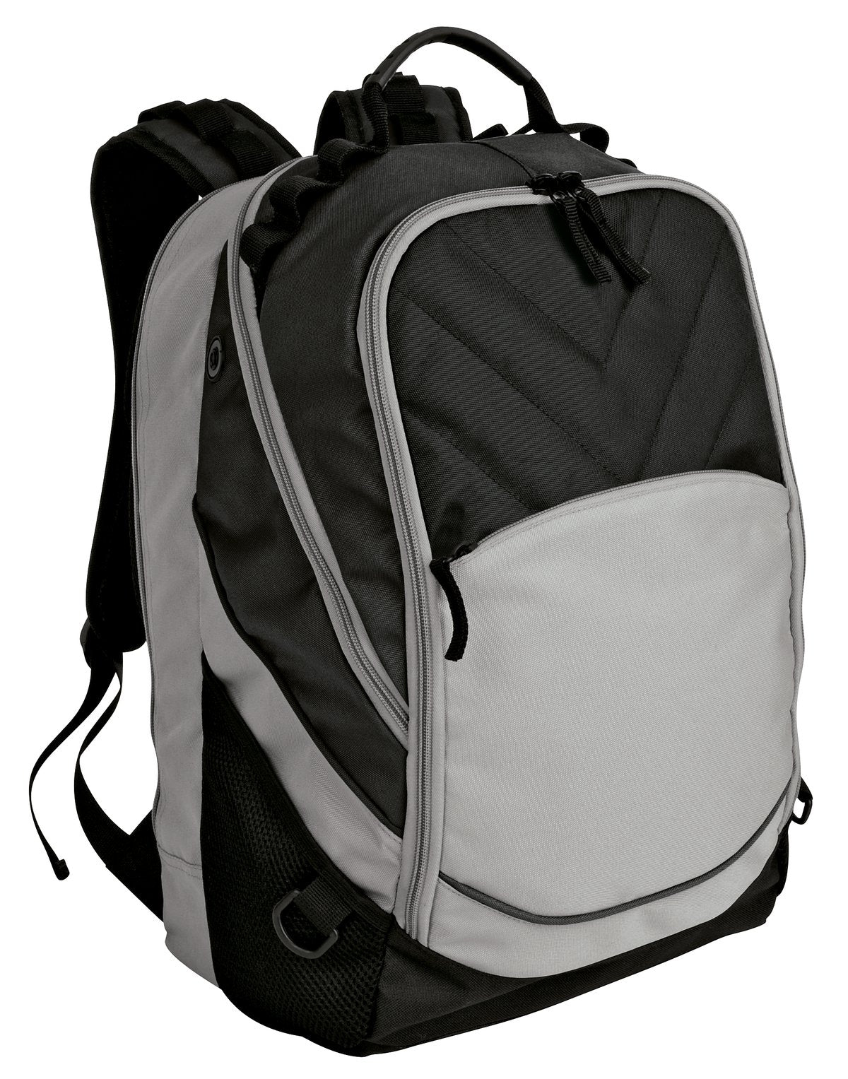 Port Authority Xcape Computer Backpack. BG100 - Black/ Grey