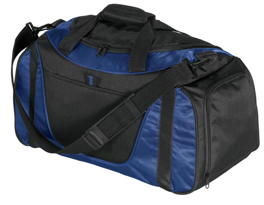 Port Authority - Small Two-Tone Duffel. BG1040 - Navy/ Black