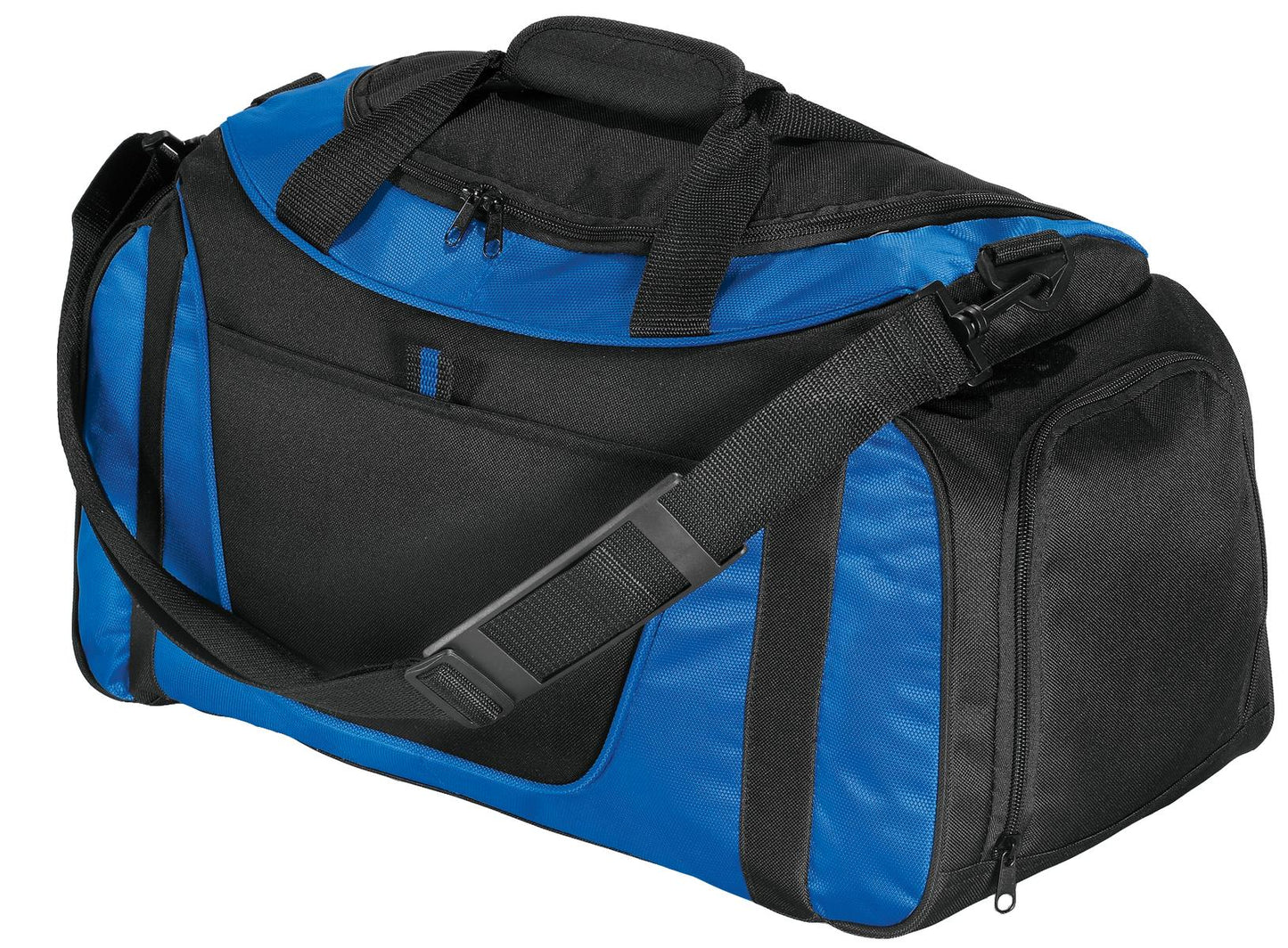 Port Authority - Small Two-Tone Duffel. BG1040 - Royal/ Black
