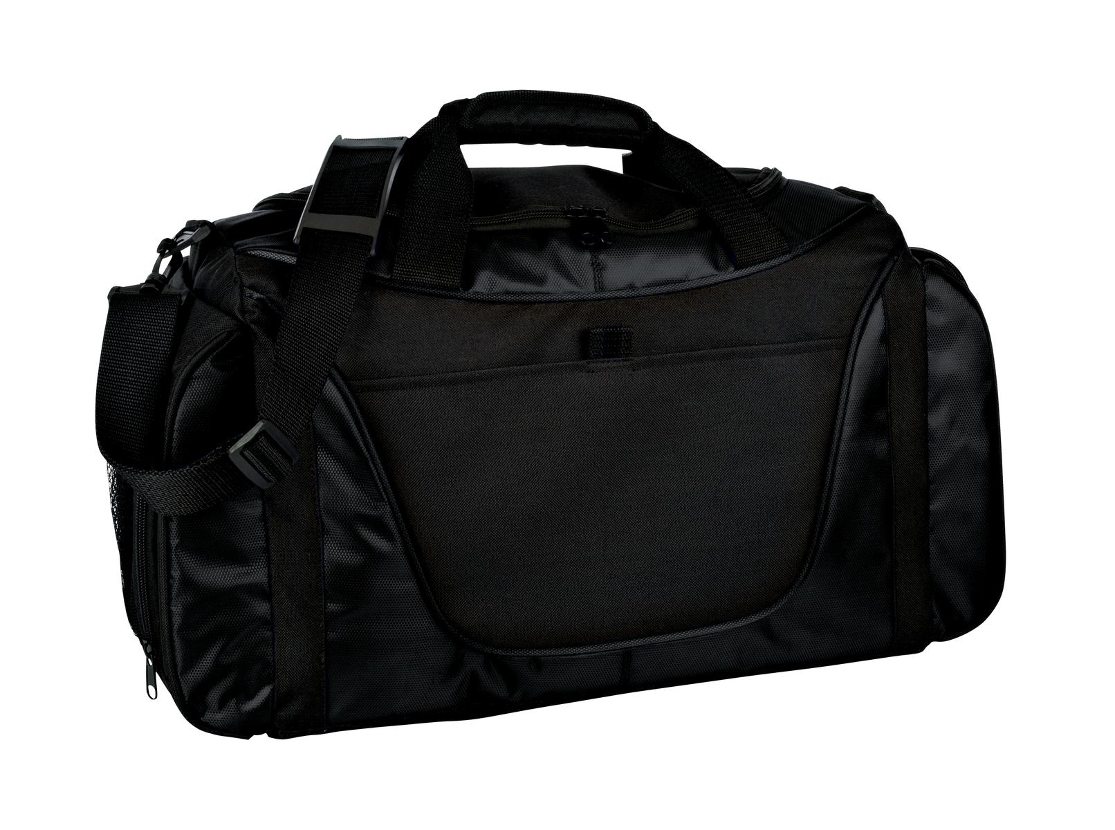 Port Authority Medium Two-Tone Duffel. BG1050 - Black/ Black