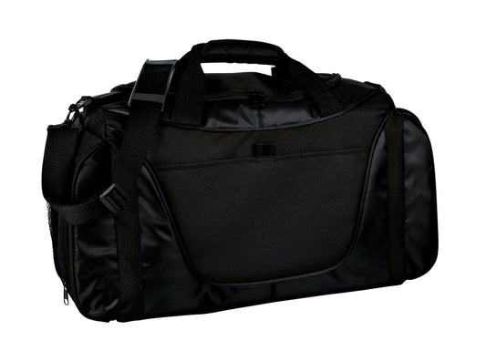 Port Authority Medium Two-Tone Duffel. BG1050 - Black/ Black