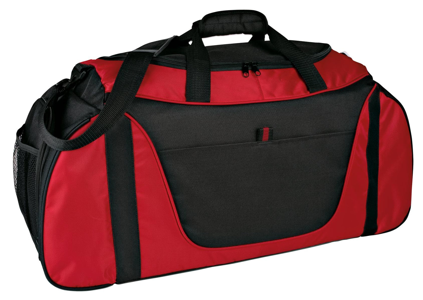 Port Authority Medium Two-Tone Duffel. BG1050 - Red/ Black
