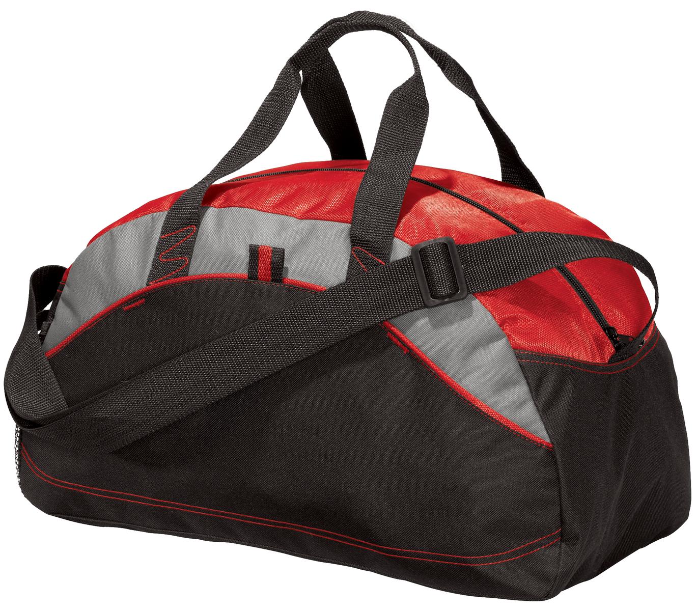 Port Authority - Medium Contrast Duffel. BG1070 - Red