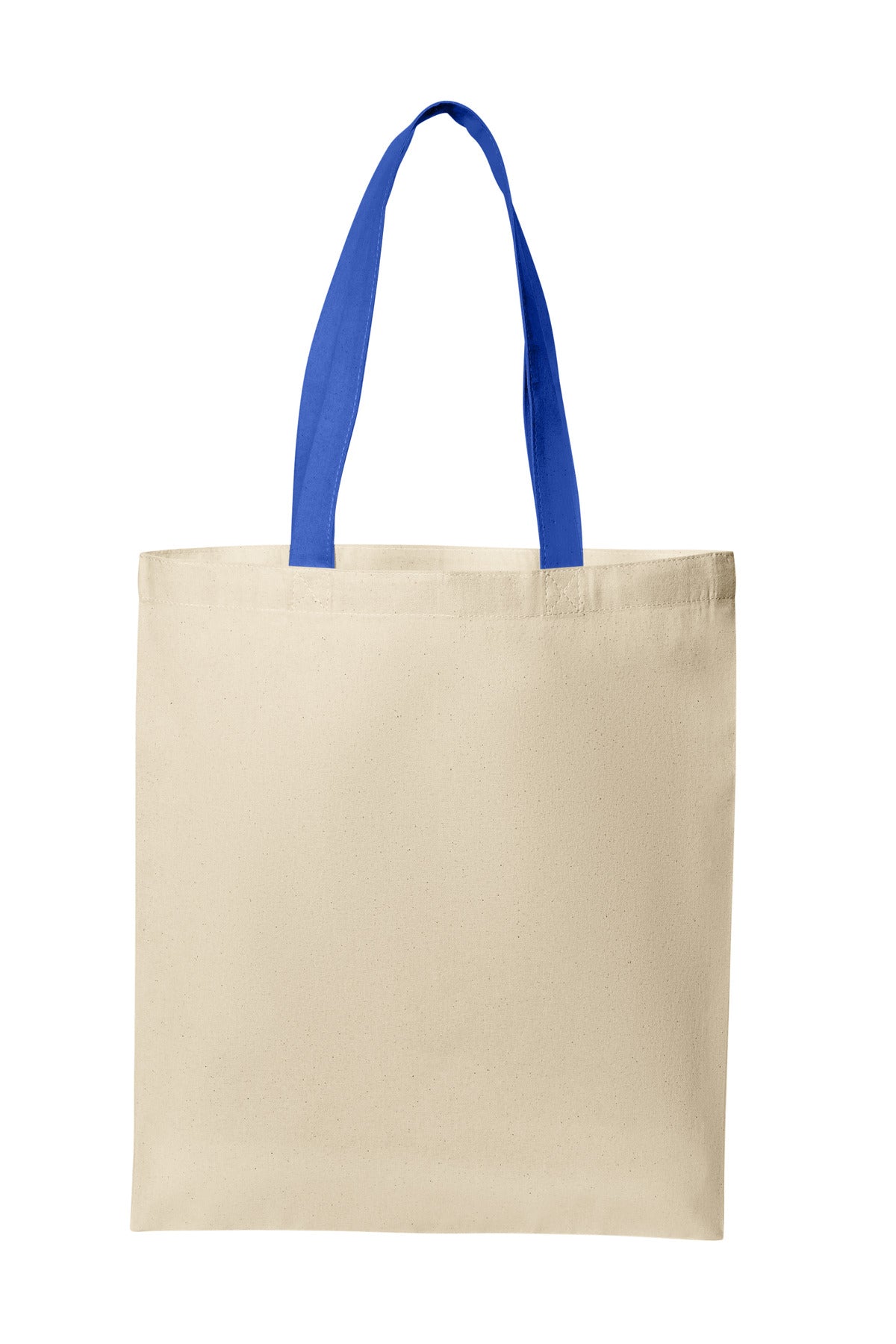 Port Authority Core Cotton Tote BG1500 - Natural/ True Royal