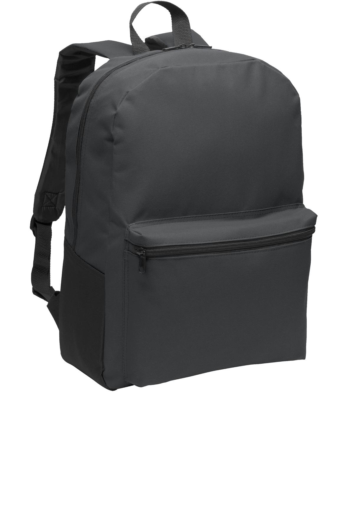 Port Authority Value Backpack. BG203 - Dark Charcoal