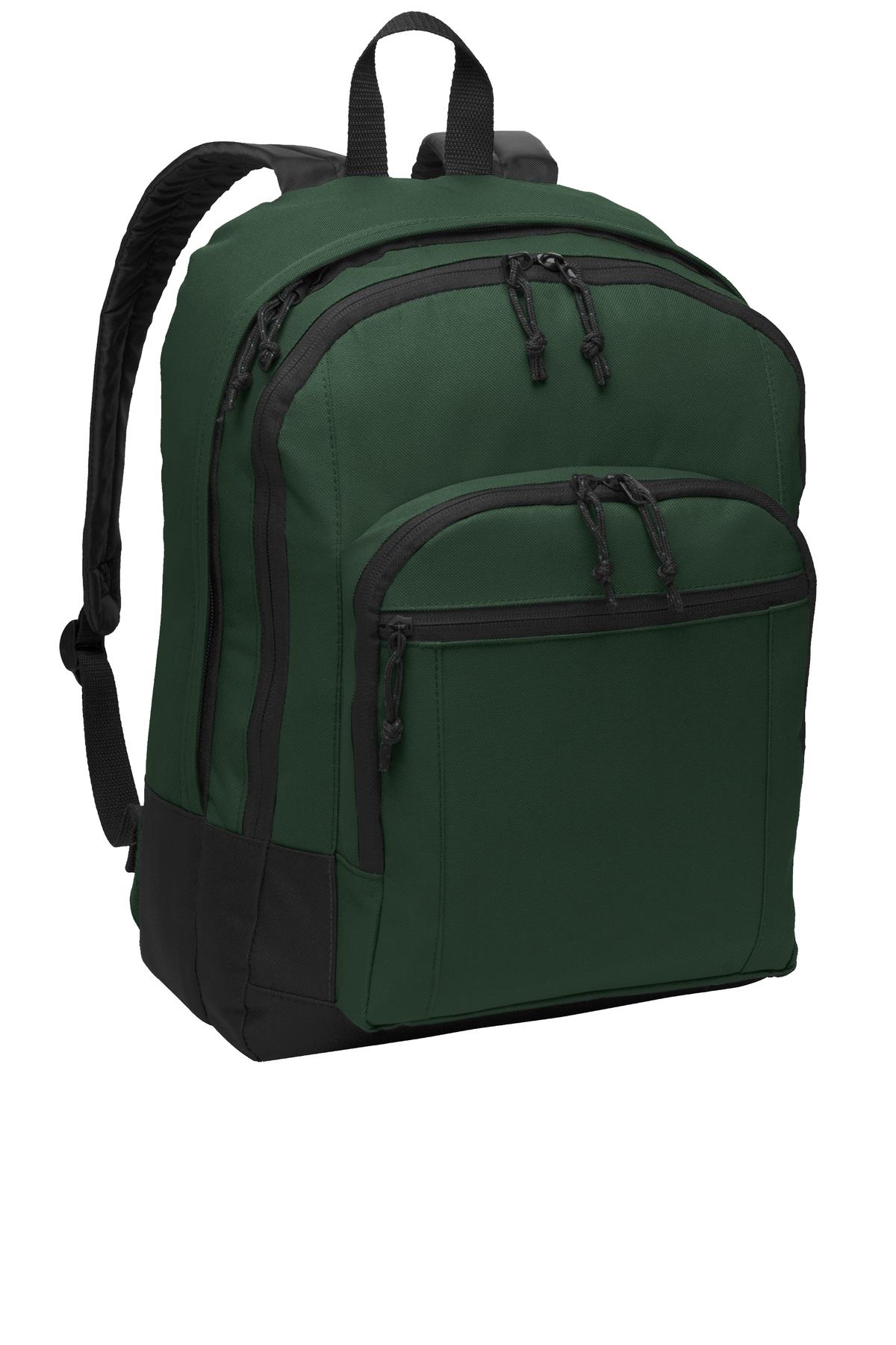 Port Authority Basic Backpack. BG204 - Forest Green