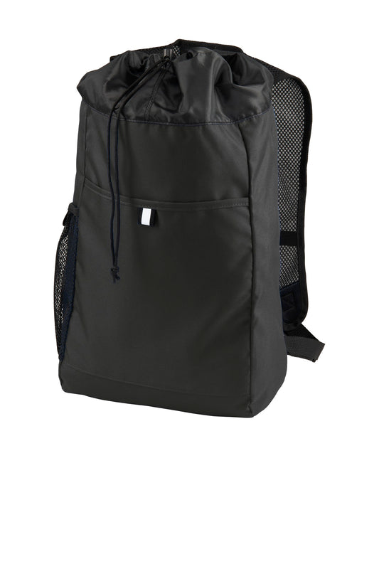 Port Authority  Hybrid Backpack. BG211 - Black/ Black