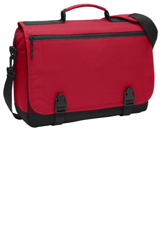 Port Authority Messenger Briefcase. BG304 - Chili Red