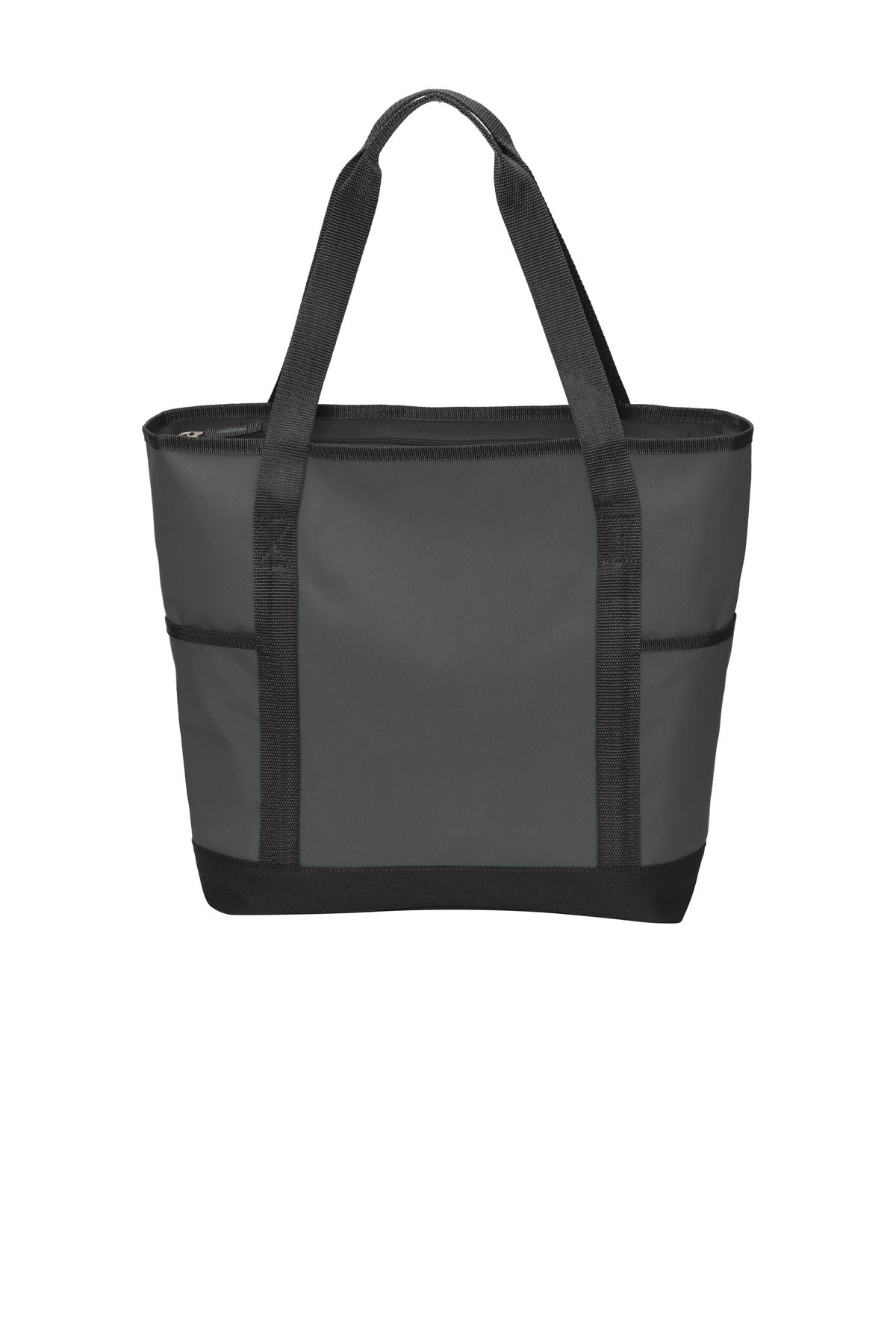 Port Authority On-The-Go Tote. BG411 - Dark Charcoal/ Black