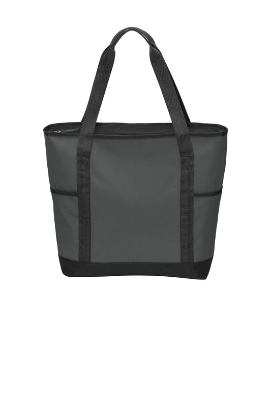 Port Authority On-The-Go Tote. BG411 - Dark Charcoal/ Black