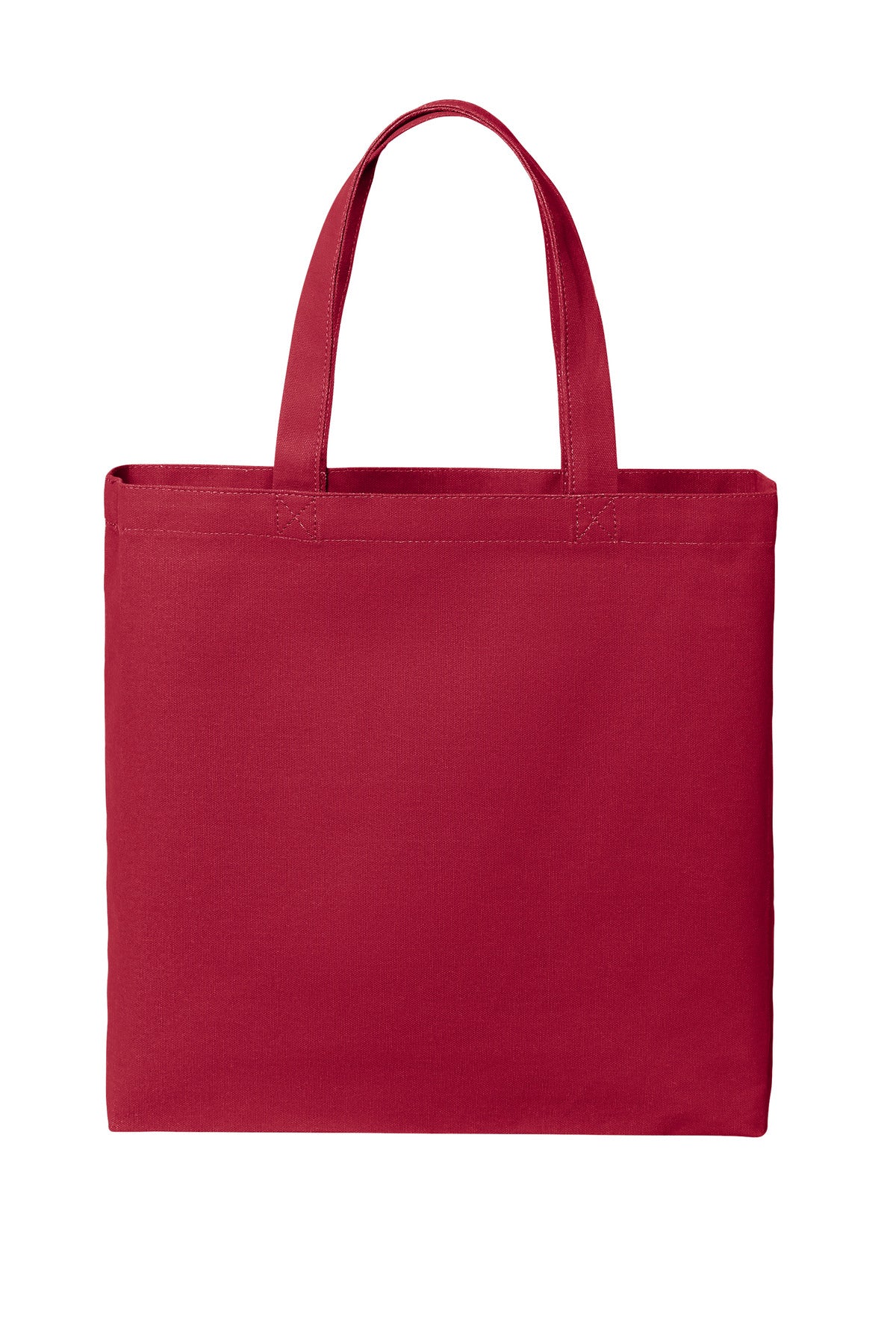 Port Authority Cotton Canvas Tote BG424 - Deep Red