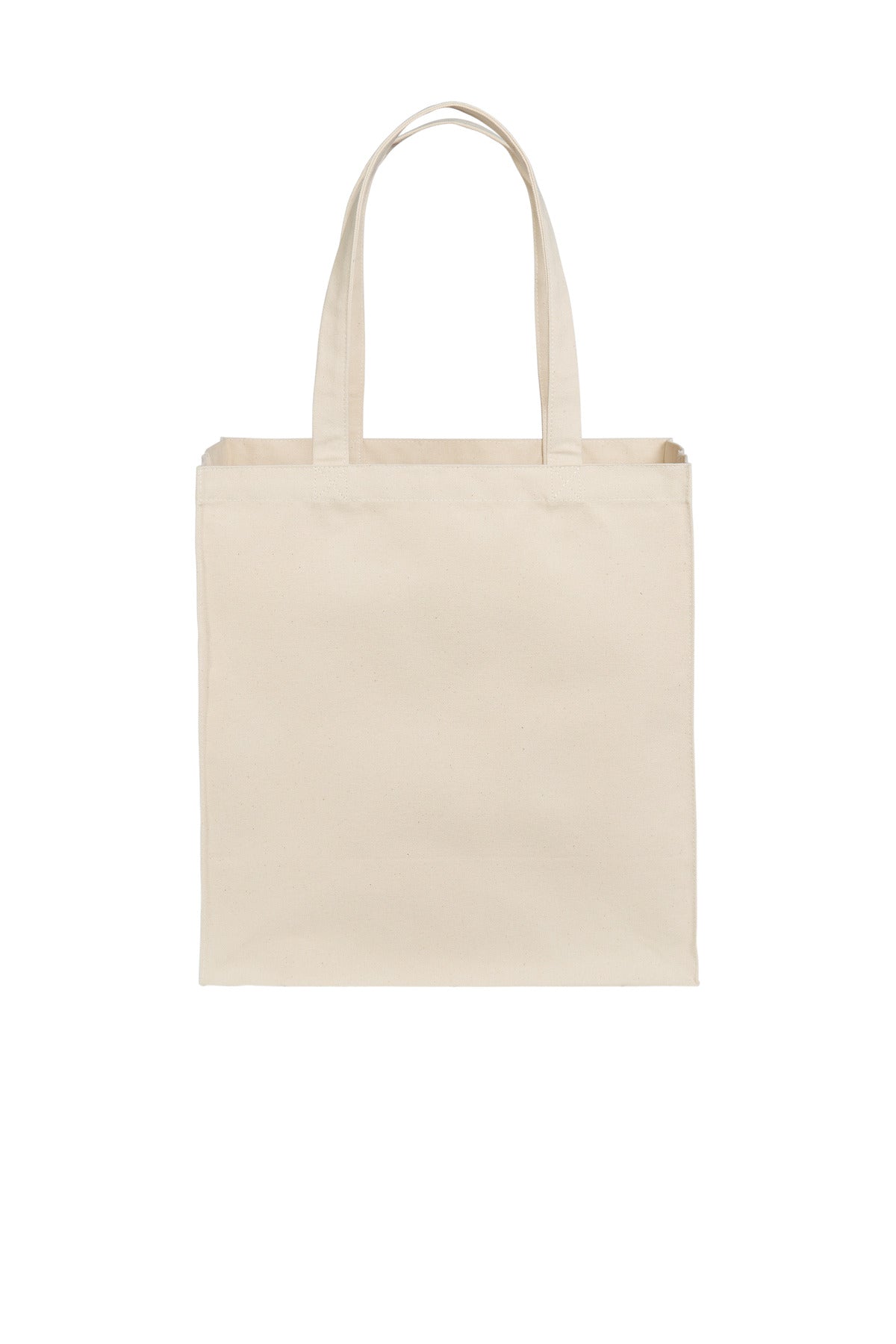 Port Authority Cotton Canvas Over-the-Shoulder Tote BG426 - Natural