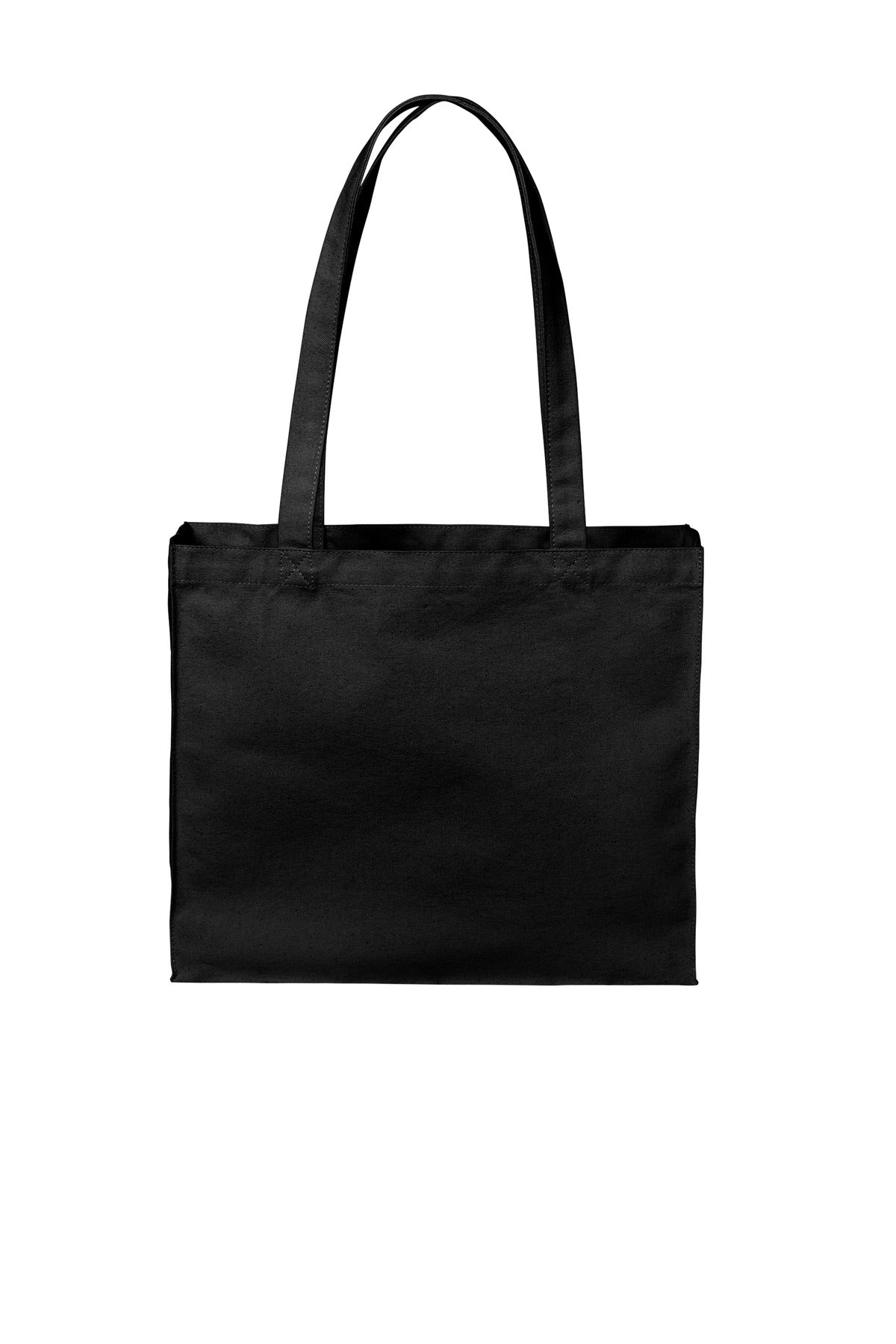 Port Authority Cotton Canvas Shopper Tote BG428 - Deep Black