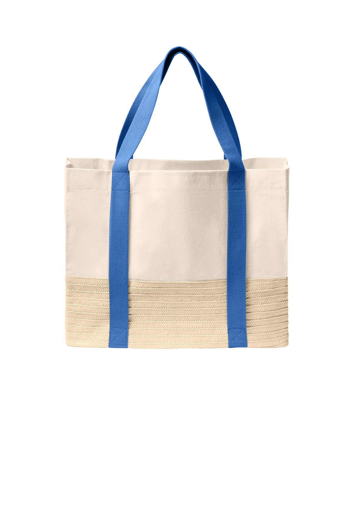 Port Authority Straw Market Tote BG450 - Ultramarine Blue