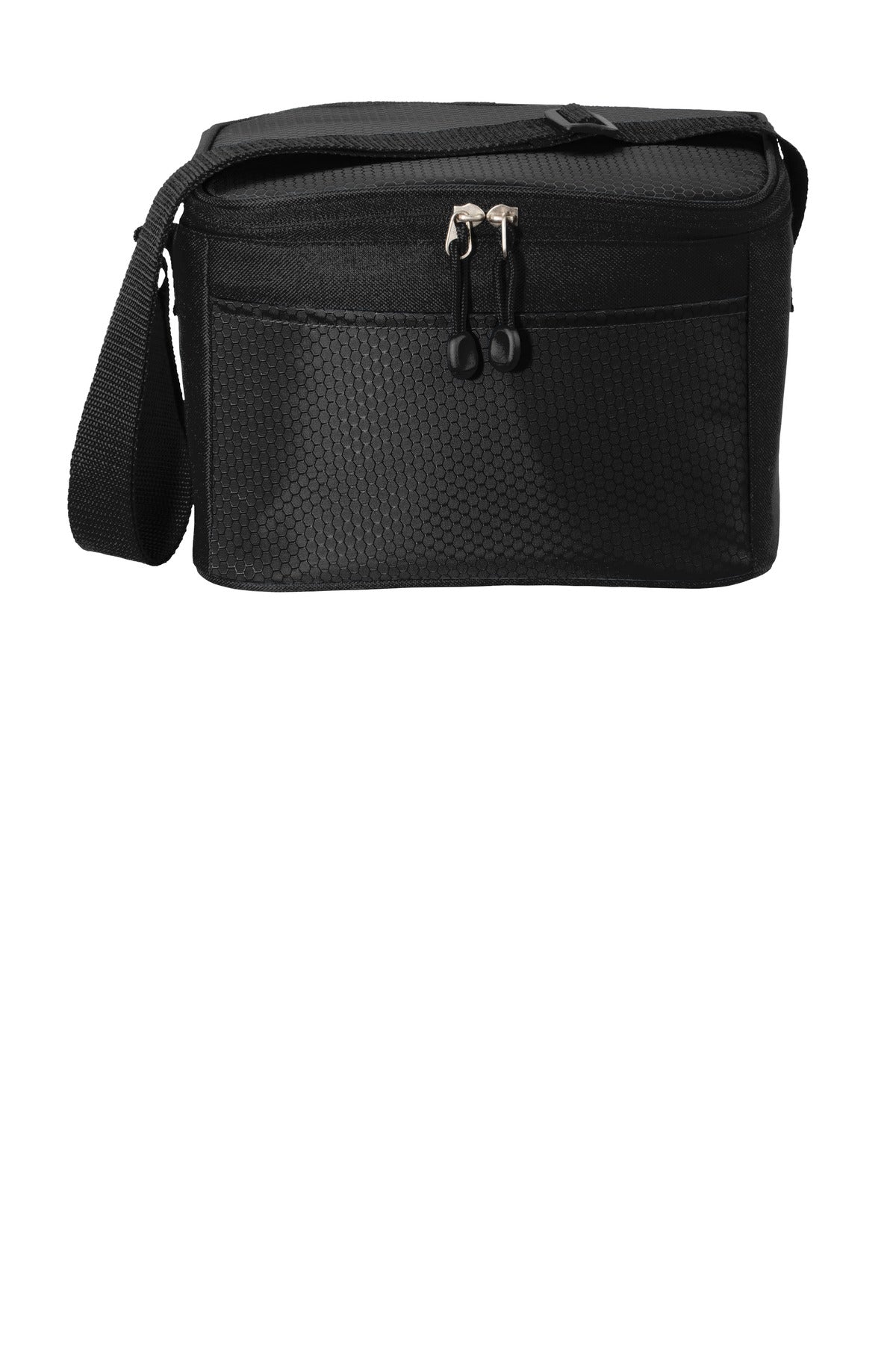Port Authority 6-Can Cube Cooler. BG512 - Black/ Black