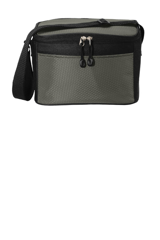 Port Authority 6-Can Cube Cooler. BG512 - Grey/ Black