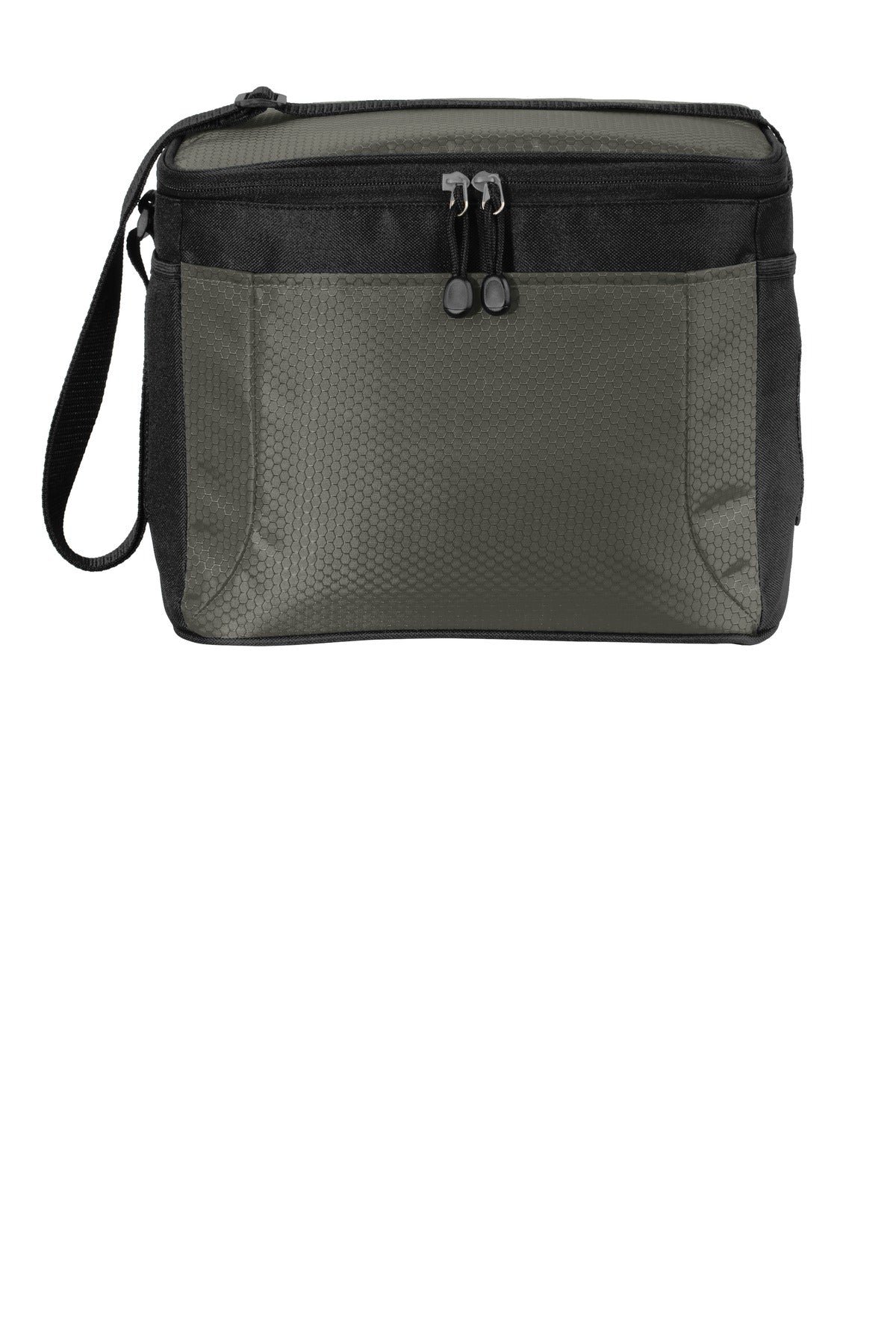 Port Authority 12-Can Cube Cooler. BG513 - Grey/ Black