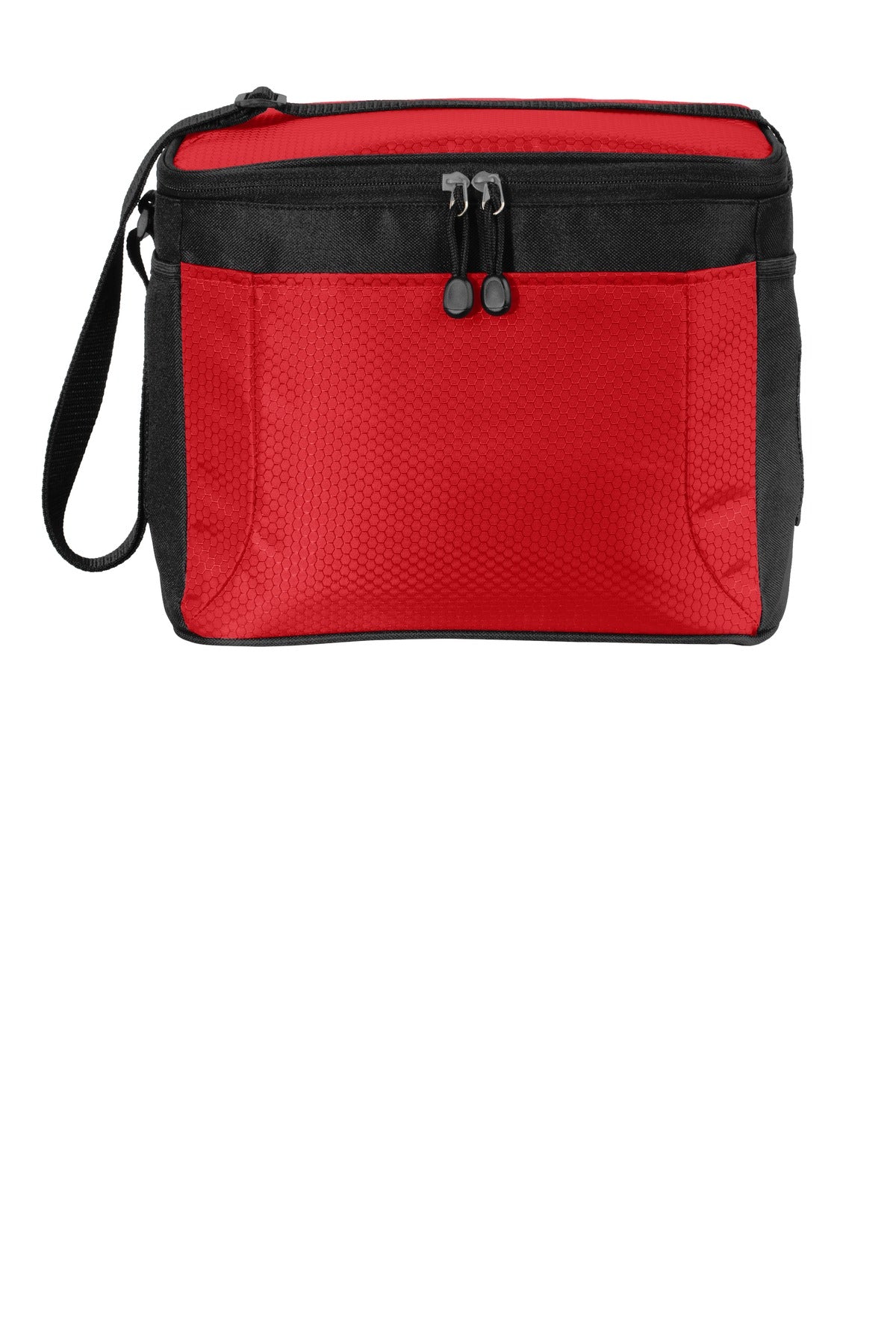 Port Authority 12-Can Cube Cooler. BG513 - Red/ Black