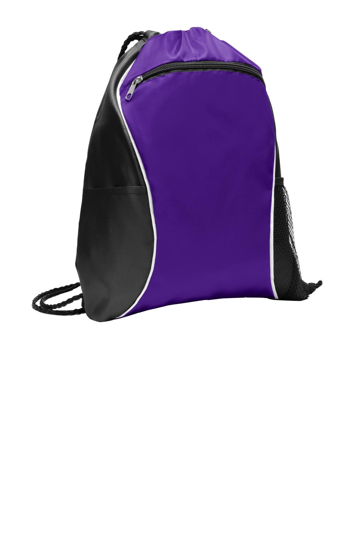 Port Authority Fast Break Cinch Pack. BG613 - Purple