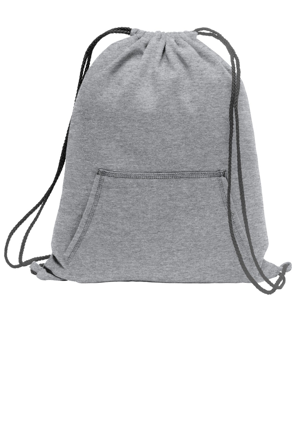 Port & Co Core Fleece Sweatshirt Cinch Pack. BG614 - Athletic Heather