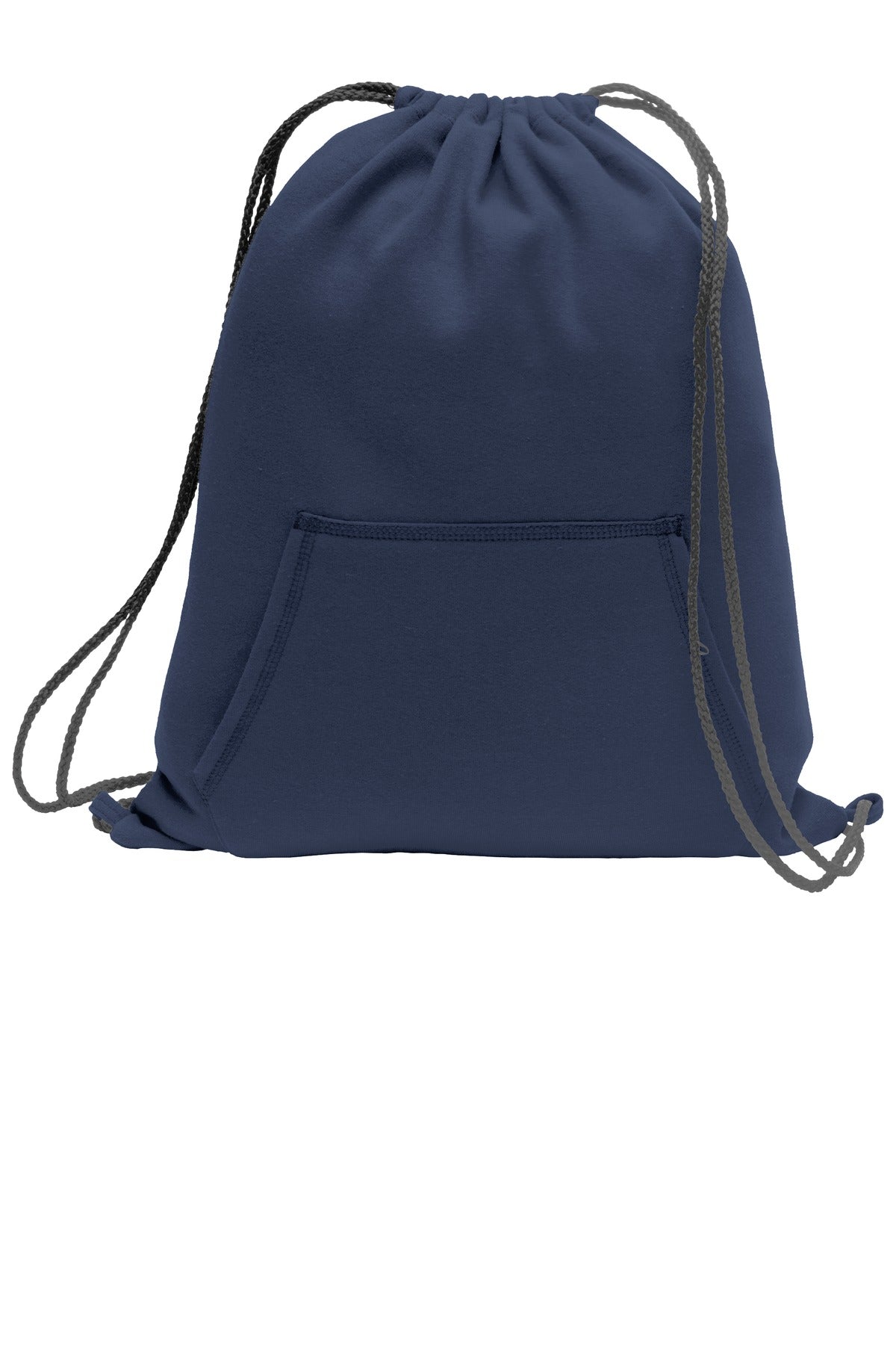 Port & Co Core Fleece Sweatshirt Cinch Pack. BG614 - Navy