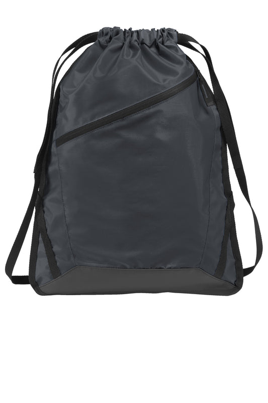 Port Authority Zip-It Cinch Pack. BG616 - Graphite/ Black