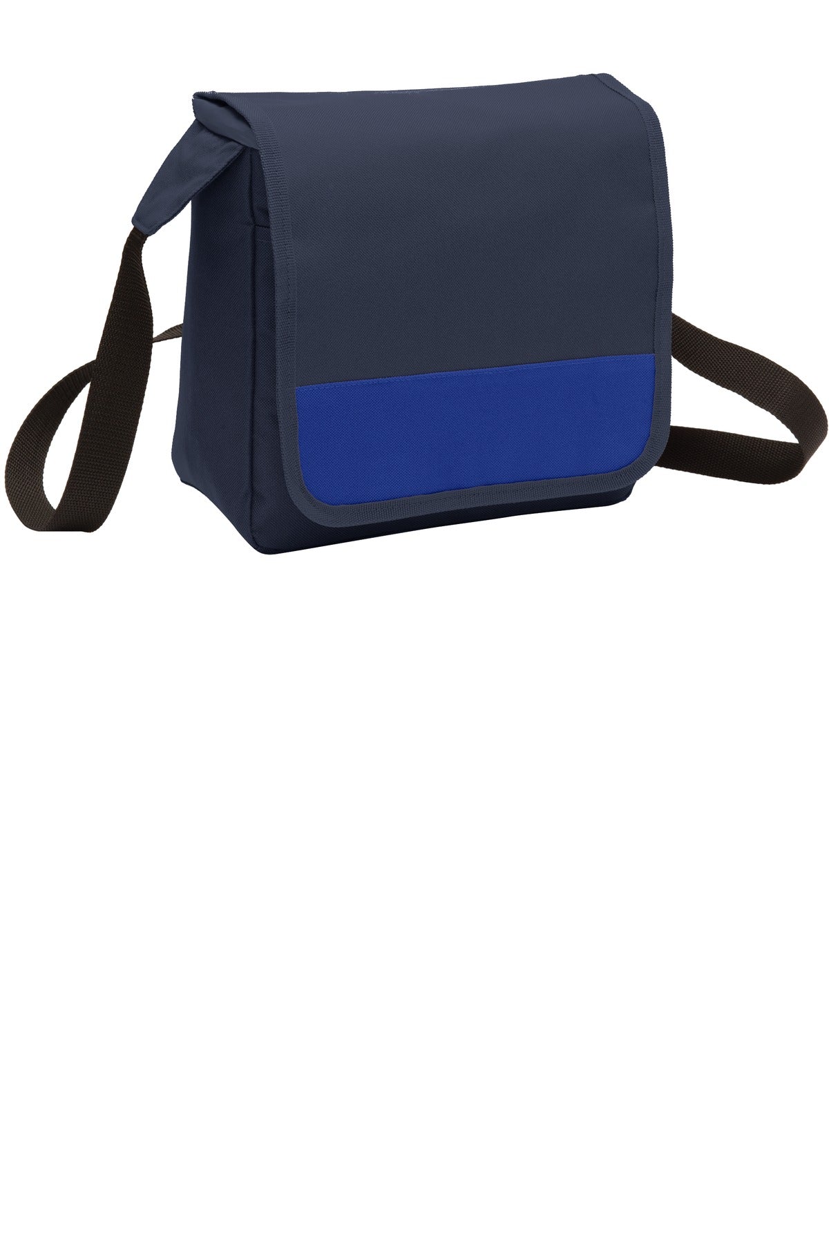 Port Authority Lunch Cooler Messenger. BG753 - Navy/ Twilight Blue