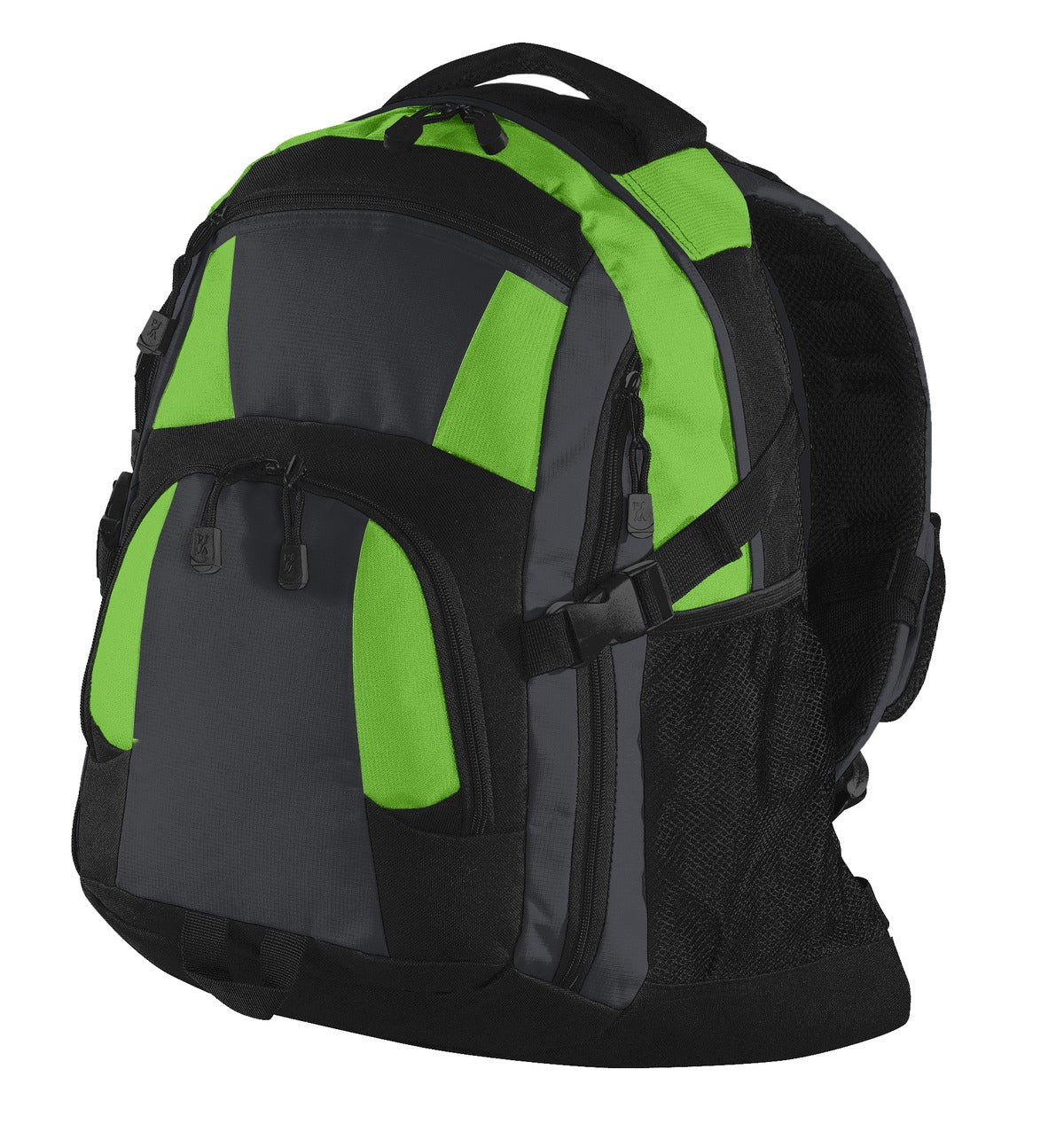 Port Authority Urban Backpack. BG77 - Bright Lime/ Magnet/ Black