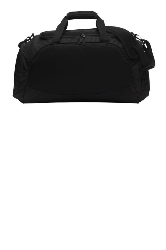 Port Authority Medium Active Duffel. BG801 - Black/ Black