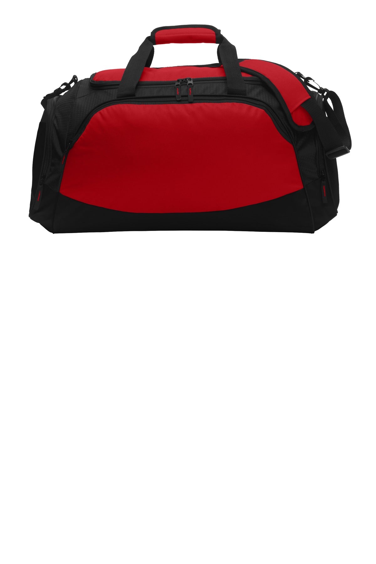 Port Authority Medium Active Duffel. BG801 - True Red/ Black