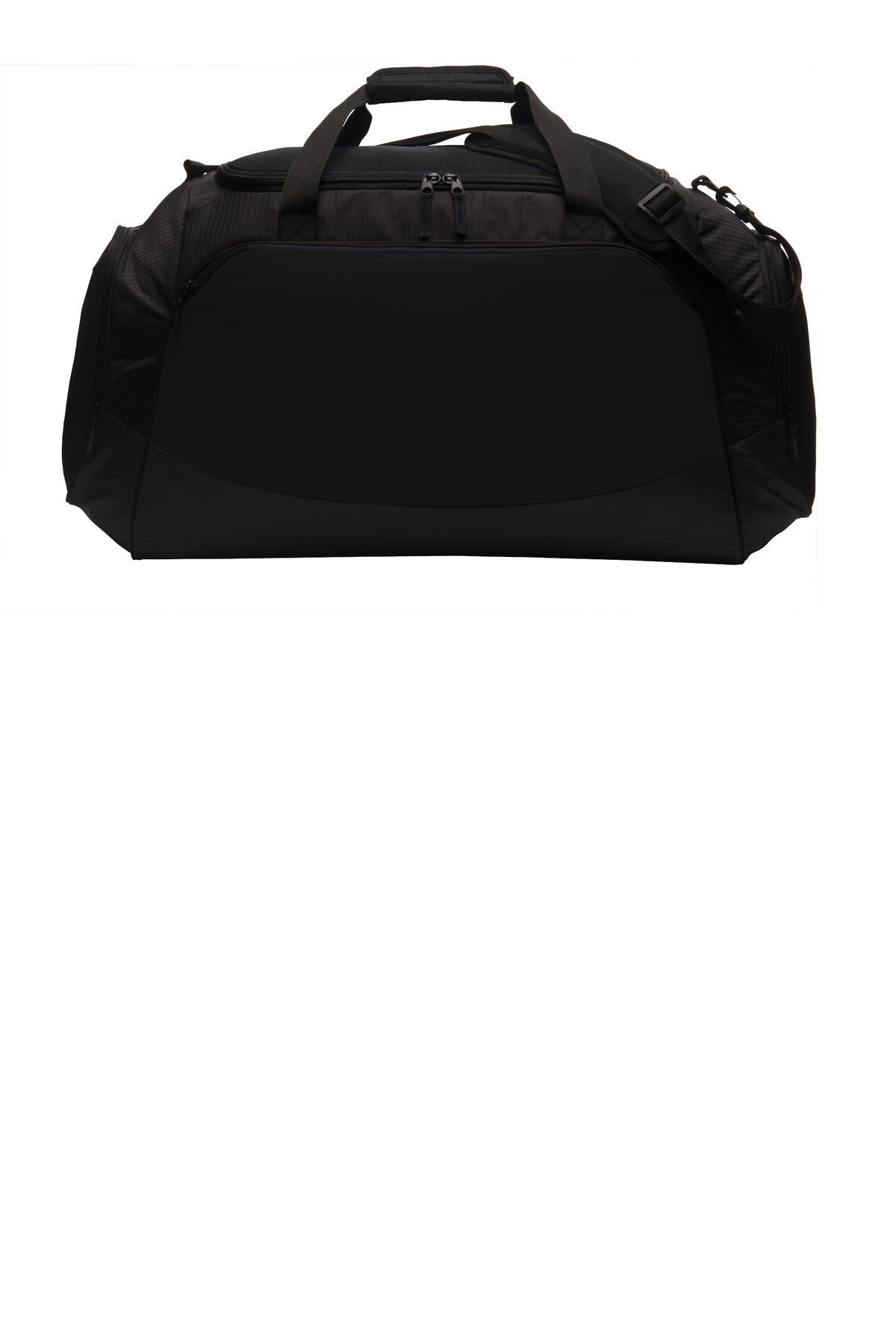 Port Authority Large Active Duffel. BG802 - Black/ Black