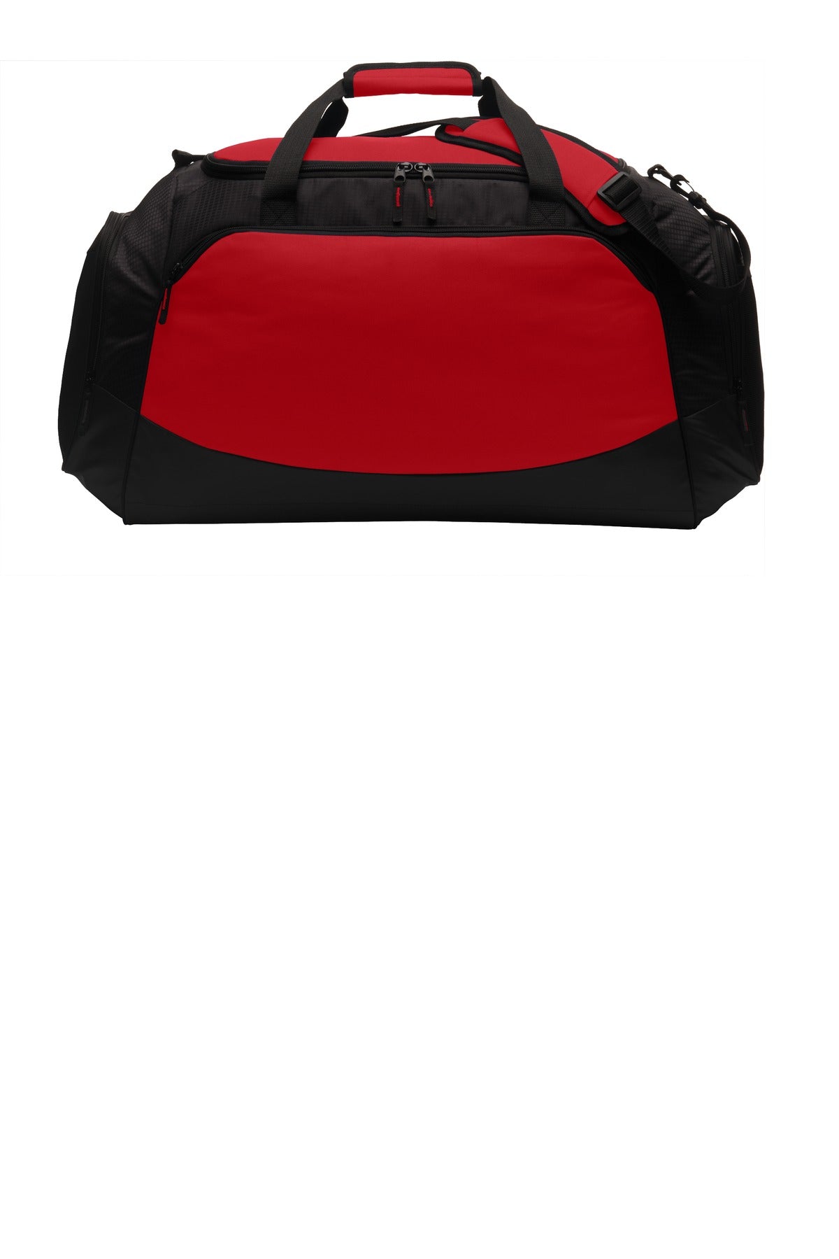 Port Authority Large Active Duffel. BG802 - True Red/ Black