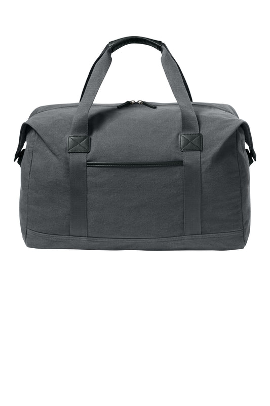 Port Authority Washed Canvas Duffel BG8030 - Grey Steel