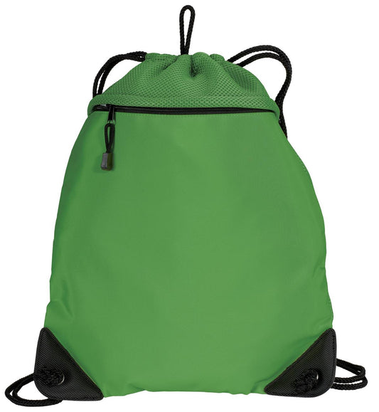 Port Authority - Cinch Pack with Mesh Trim.  BG810 - Cactus